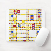 Piet Mondrian Broadway Boogie Woogie Mousepad (Mit Mouse)