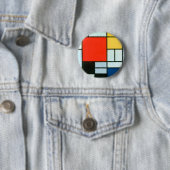 Piet Mondrian Button (Beispiel)