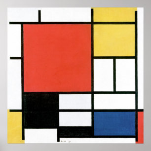 Piet Mondrian Composition Abstrakt Art Geometrie Poster