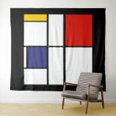 Piet Mondrian, Composition C Wandteppich (Beispiel (Horizontal))