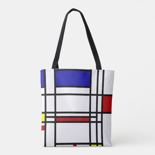 Piet Mondrian , “ Composition No.10 ” Tasche (Rückseite)