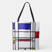 Piet Mondrian , “ Composition No.10 ” Tasche (Vorderseite)