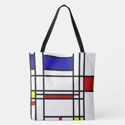 Piet Mondrian , “ Composition No.10 ” Tasche (Rückseite)