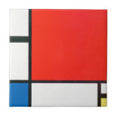 Piet Mondrian Composition With Red Fliese (Vorderseite)