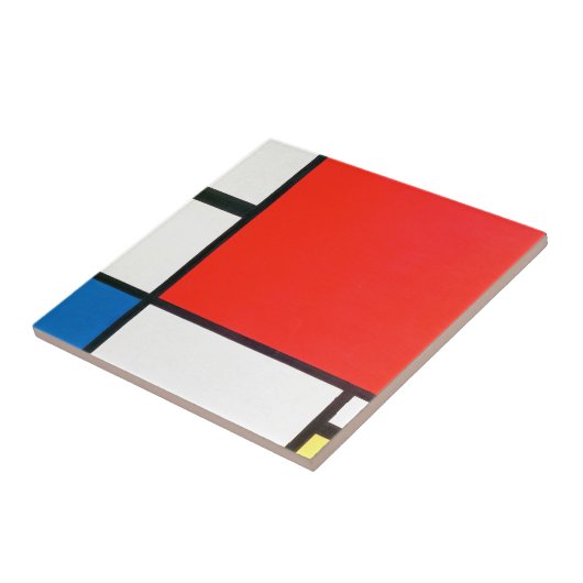 Piet Mondrian Composition With Red Fliese (Seite)