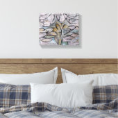 PIET MONDRIAN FLOWERING APPLE BAUM, Abstrakter Dru Leinwanddruck (Insitu (Schlafzimmer))