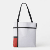 Piet Mondrian - Geometric Abstrakt Tasche (Rückseite)