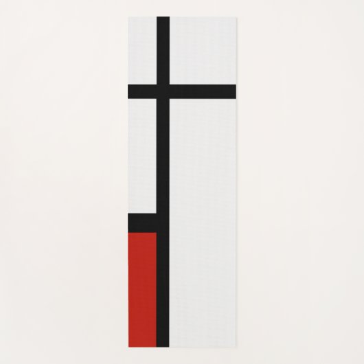 Piet Mondrian - Geometric Kitchen Runner Rug oder Yogamatte (Vorderseite)