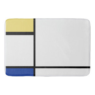 Piet Mondrian - Geometrisch Abstrakt Badematte