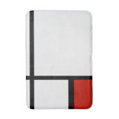Piet Mondrian - Geometrisch Abstrakt Badematte (Vorderseite Vertikal)
