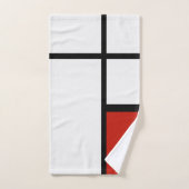 Piet Mondrian - Geometrisch Abstrakt Badhandtuch Set (Handtuch)
