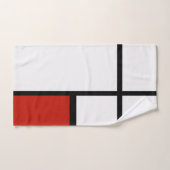 Piet Mondrian - Geometrisch Abstrakt Badhandtuch Set (Handtuch)