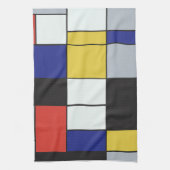 Piet Mondrian - Geometrisch Abstrakt Geschirrtuch (Vertikal)