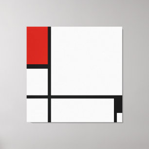 Piet Mondrian - Geometrisch Abstrakt Leinwanddruck