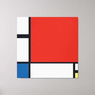 Piet Mondrian - Geometrisch Abstrakt Leinwanddruck