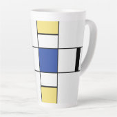 Piet Mondrian - Geometrisch Abstrakt Milchtasse (Rechte Ecke)