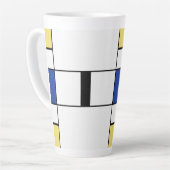 Piet Mondrian - Geometrisch Abstrakt Milchtasse (Linke Ecke)