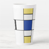 Piet Mondrian - Geometrisch Abstrakt Milchtasse (Vorderseite)