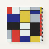 Piet Mondrian - Geometrisch Abstrakt Notizblock (Rückseite)