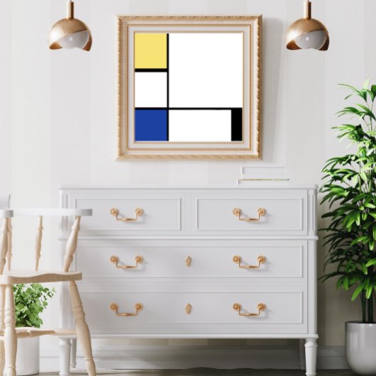 Piet Mondrian - Geometrisch Abstrakt Poster