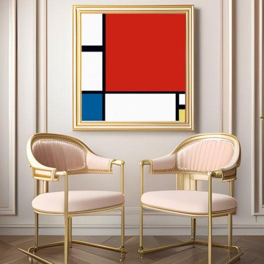 Piet Mondrian - Geometrisch Abstrakt Poster