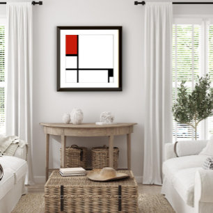 Piet Mondrian - Geometrisch Abstrakt Poster