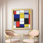Piet Mondrian - Geometrisch Abstrakt Poster