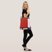 Piet Mondrian - Geometrisch Abstrakt Tasche (Am Model)