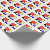 Piet Mondrian Geschenkpapier (Ecke)