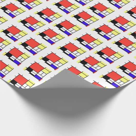 Piet Mondrian Geschenkpapier (Ecke)