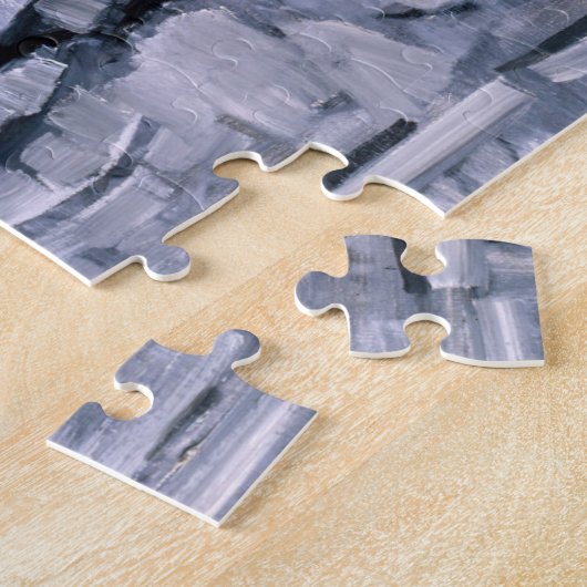 Piet Mondrian Gray Tree Puzzle (Seite)