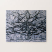 Piet Mondrian Gray Tree Puzzle (Horizontal)