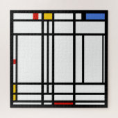 Piet Mondrian, Großauflage 10 Puzzle (Horizontal)