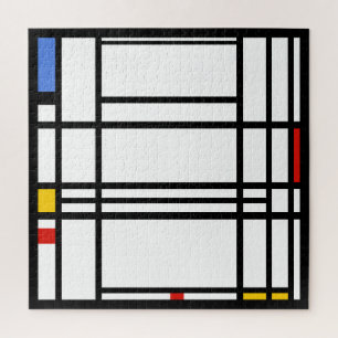 Piet Mondrian, Große Komposition 10 Puzzle