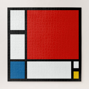 Piet Mondrian, Große Komposition ii Puzzle