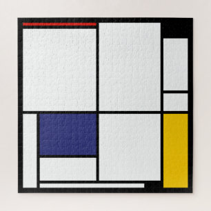 Piet Mondrian, Großes Tableau 1 Puzzle