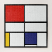 Piet Mondrian, Großkomposition C Puzzle (Vertikal)