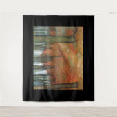 Piet Mondrian, Holz mit Buchen Wandteppich (Vorderseite)