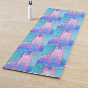 Piet Mondrian Kirchturm in Domburg Abstrakte Kunst Yogamatte