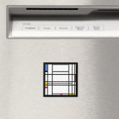 Piet Mondrian, Komposition 10 Magnet (In Situ (Geschirrspüler))