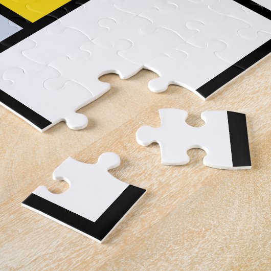 Piet Mondrian Komposition A - Abstrakte Moderne Ku Puzzle (Seite)