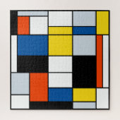 Piet Mondrian Komposition A - Abstrakte Moderne Ku Puzzle (Vertikal)