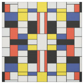 Piet Mondrian Komposition A - Abstrakte Moderne Ku Stoff (Muster)