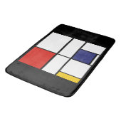 Piet Mondrian, Komposition C Badematte (Schrägansicht)