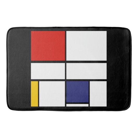 Piet Mondrian, Komposition C Badematte (Vorderseite)