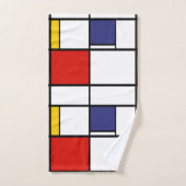 Piet Mondrian, Komposition C Badhandtuch Set (Handtuch)