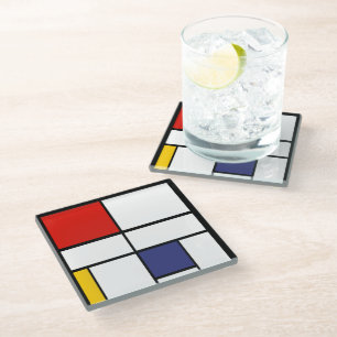 Piet Mondrian, Komposition C Glasuntersetzer