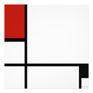 Piet Mondrian - Komposition Geometrisch Abstrakt Fotodruck