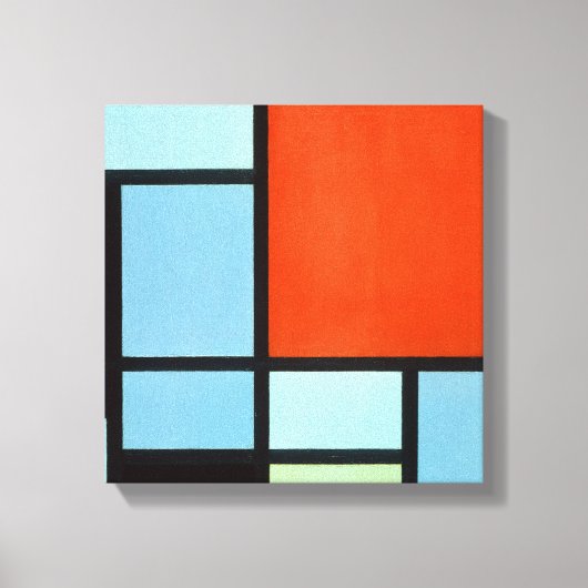 Piet Mondrian Komposition Leinwanddruck (Vorderseite)