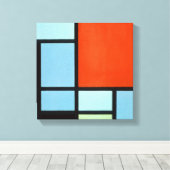 Piet Mondrian Komposition Leinwanddruck (Insitu (Holzboden))